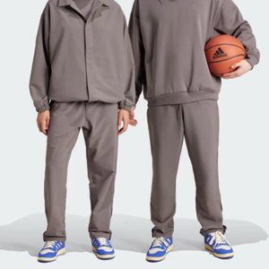 NWT Adidas 2024 Collection Unisex Basketball Snap Pants Size S, charcoal, in bag